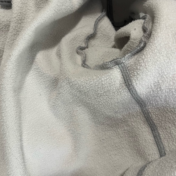 Skims Cotton Fleece Zip Up Hoodie in Heather Grey - Picture 7 of 8